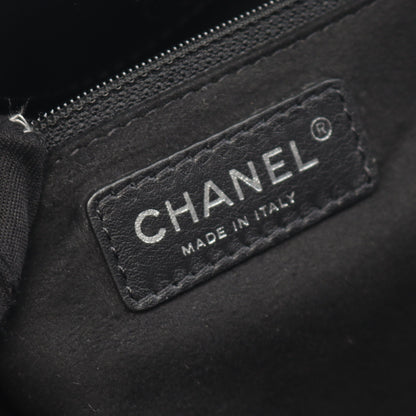 ドーヴィル チェーンショルダーバッグ チェーントートバッグ キャビアスキン ブラック シルバー金具 2WAY シャネル バッグ CHANEL