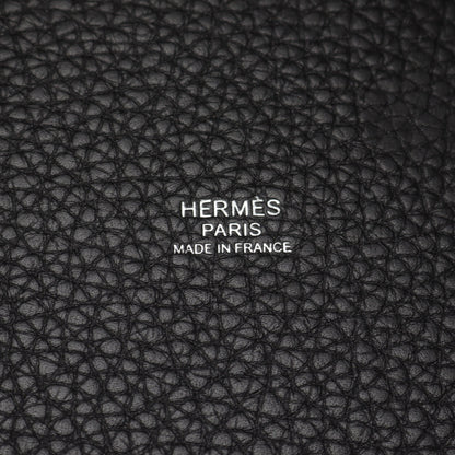 ピコタンロックMM ハンドバッグ トリヨンクレマンス ブラック シルバー金具 B刻印 エルメス バッグ HERMES