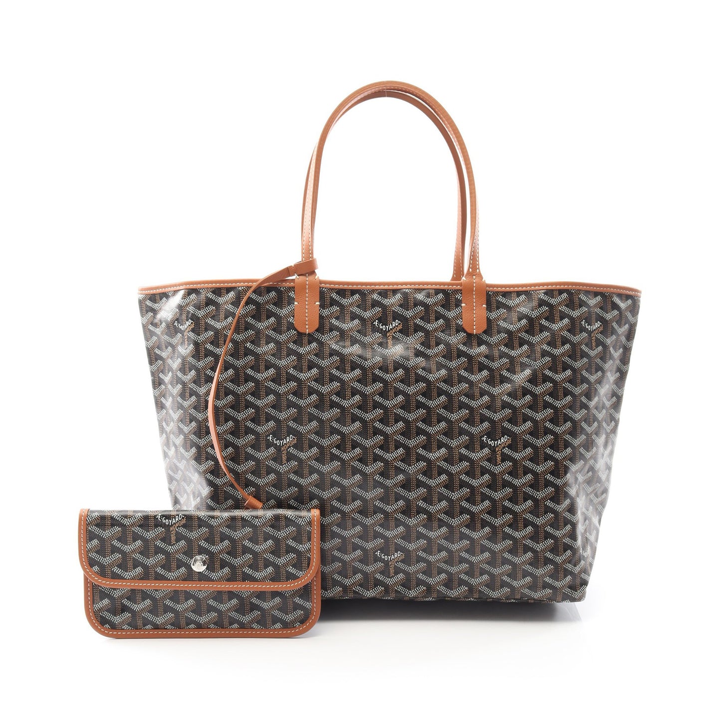 サンルイPM ハンドバッグ トートバッグ コーティングキャンバス レザー ブラック ブラウン マルチカラー ゴヤール バッグ GOYARD