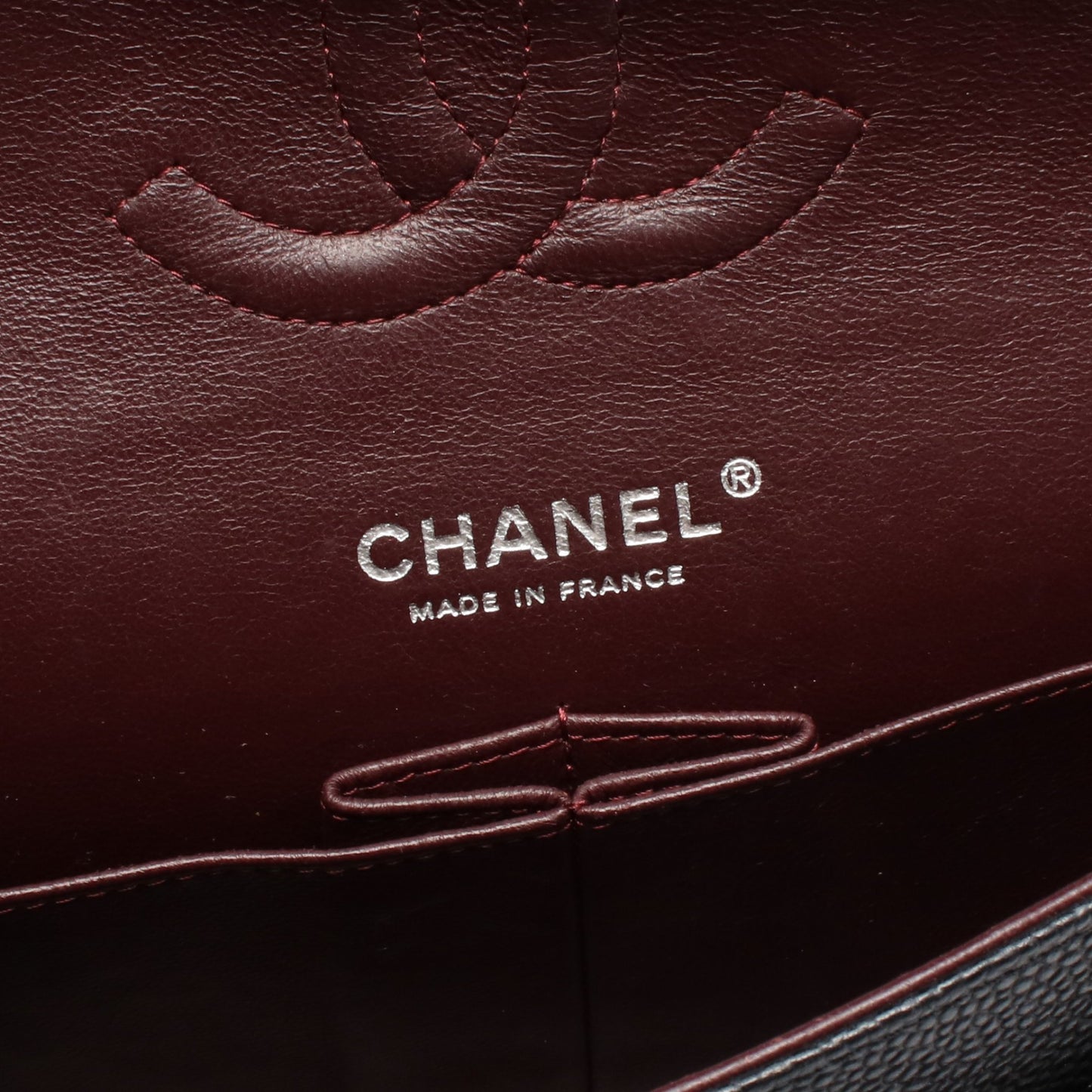 マトラッセ Wフラップ Wチェーンショルダーバッグ キャビアスキン ブラック シルバー金具 シャネル バッグ CHANEL