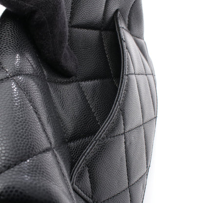 マトラッセ チェーンショルダーバッグ キャビアスキン ブラック ゴールド金具 シャネル バッグ CHANEL