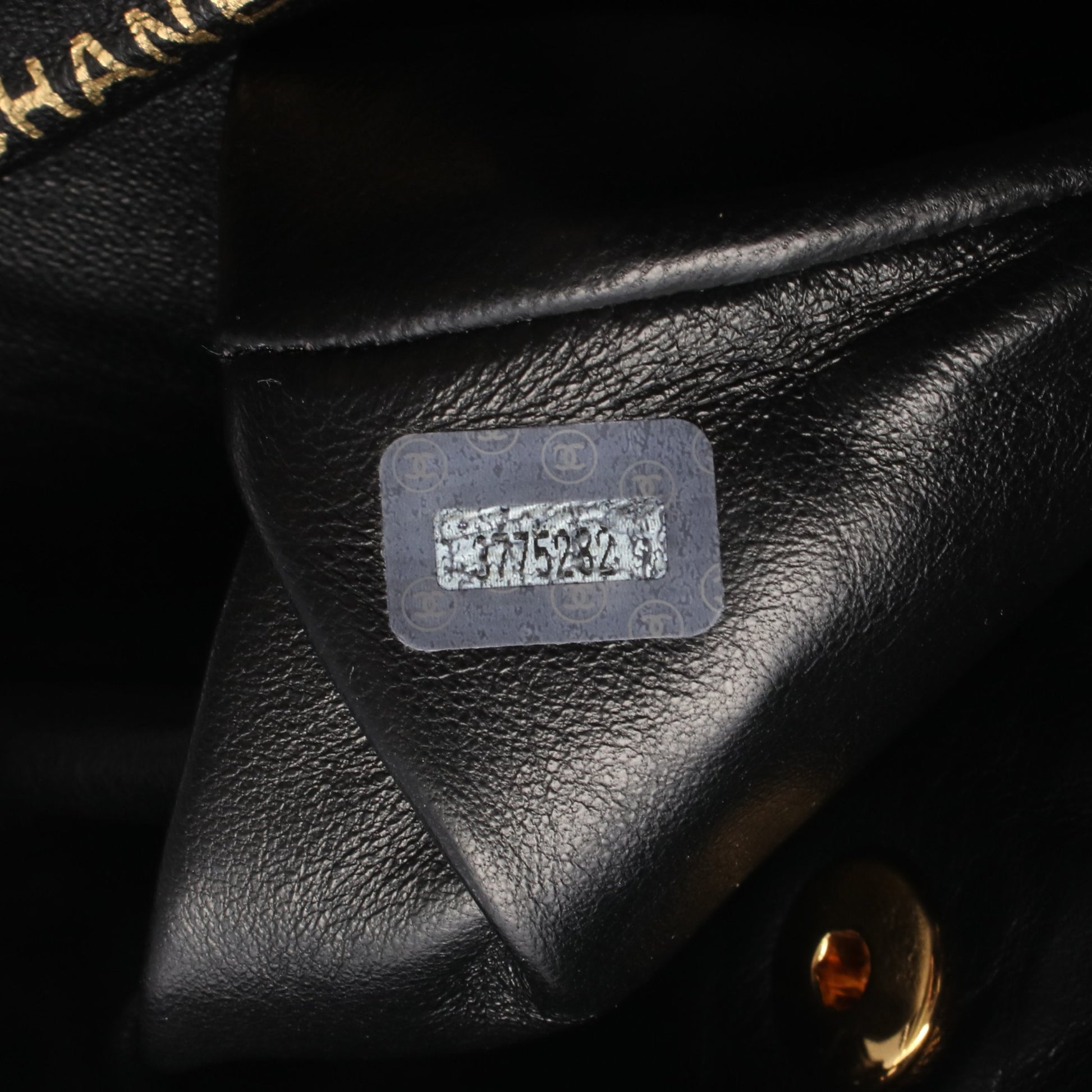マトラッセ バックパック リュックサック ラムスキン ブラック ゴールド金具 シャネル バッグ CHANEL