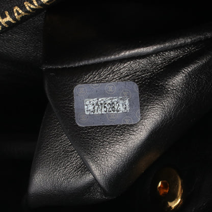 マトラッセ バックパック リュックサック ラムスキン ブラック ゴールド金具 シャネル バッグ CHANEL