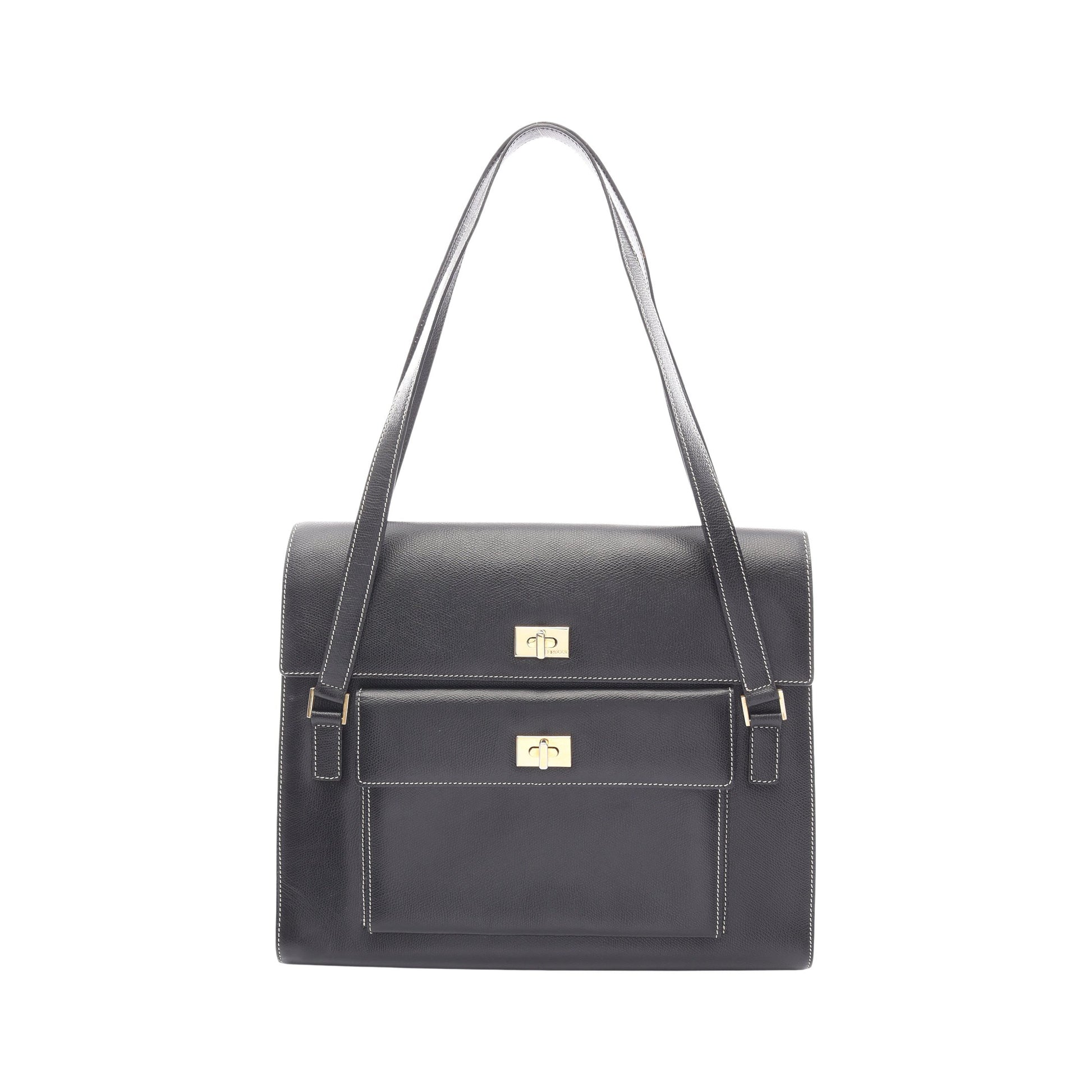 ショルダーバッグ レザー ブラック バリー バッグ BALLY