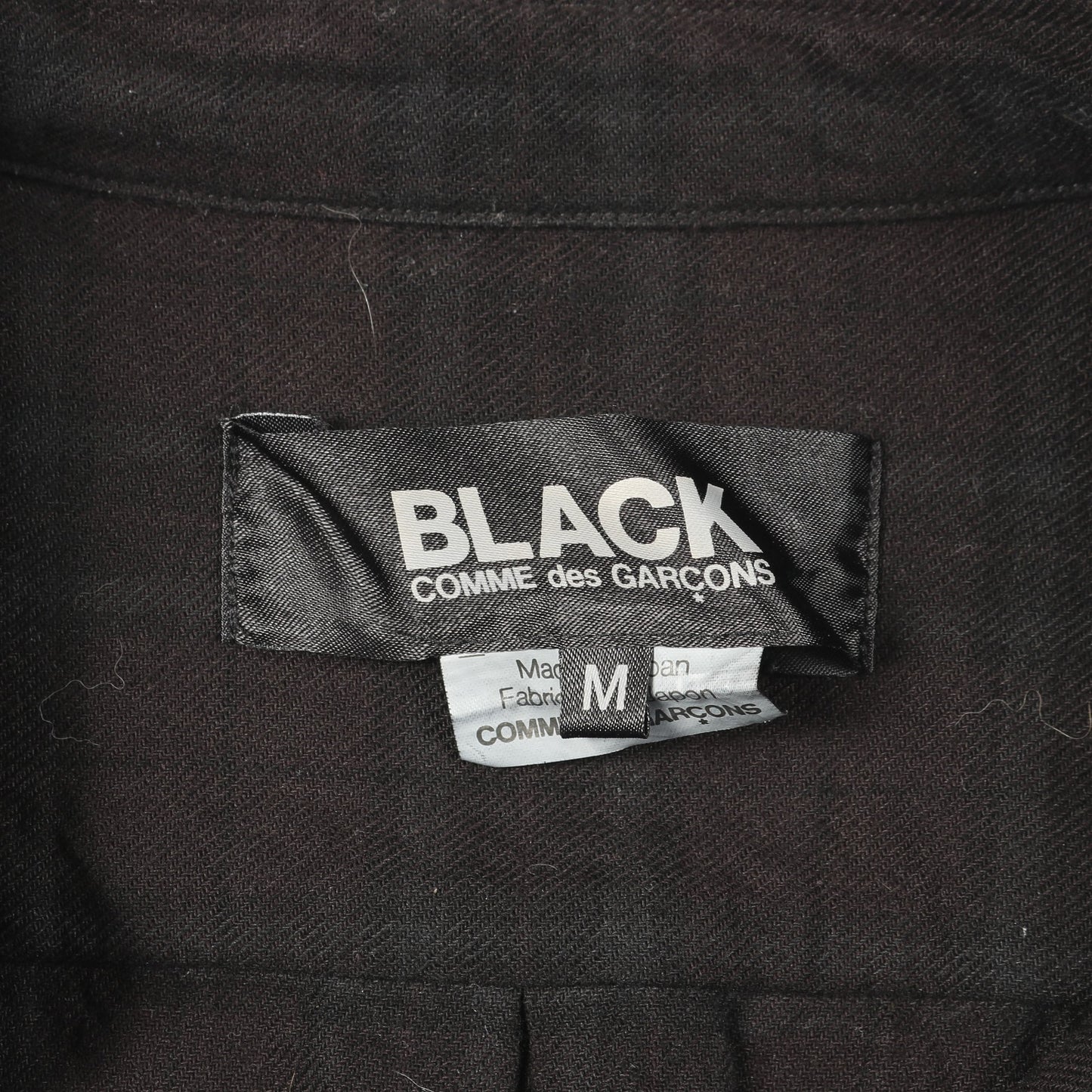 ネルシャツ 長袖 チェック コットン ブラック レッド ホワイト ブラックコムデギャルソン トップス BLACK COMME des GARCONS