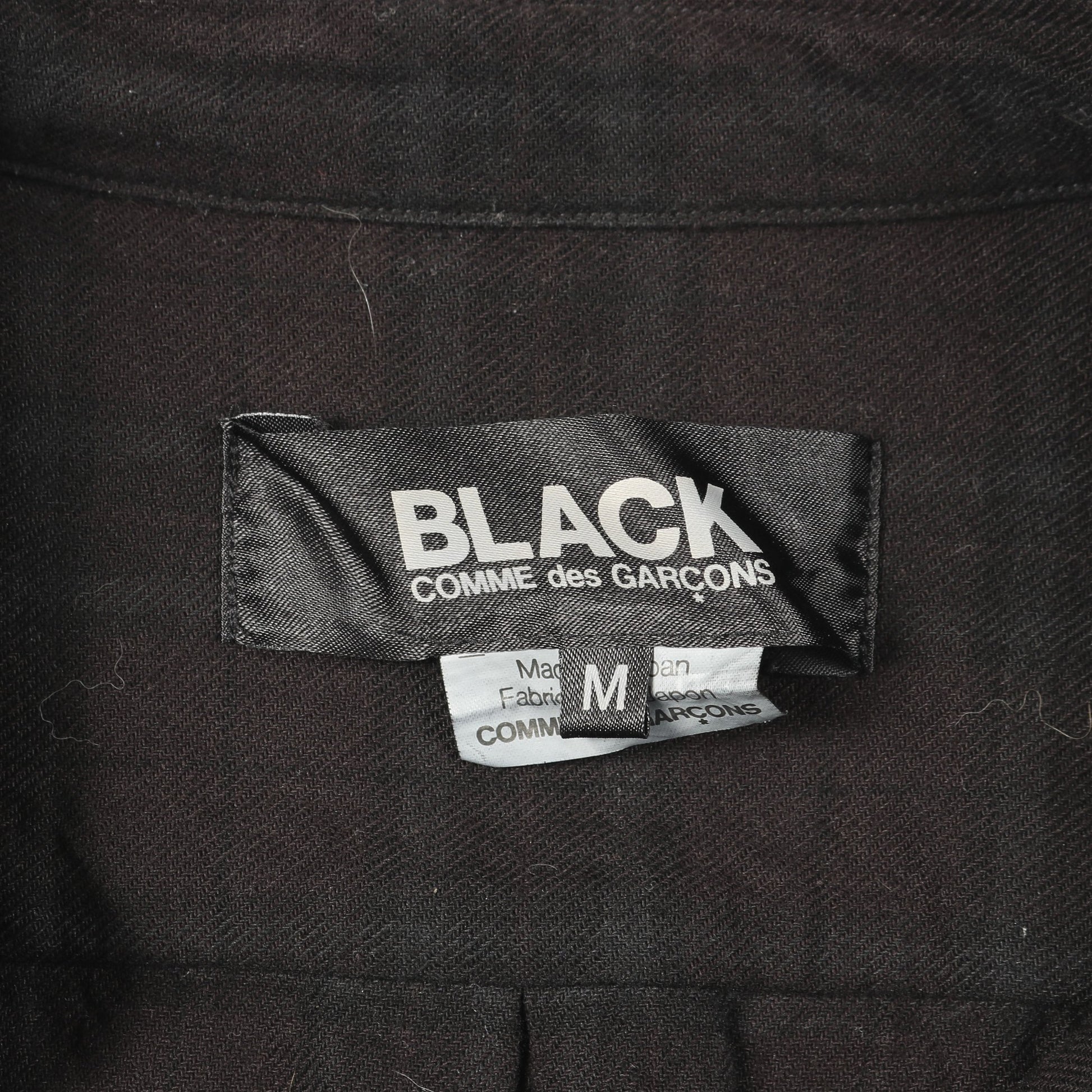 ネルシャツ 長袖 チェック コットン ブラック レッド ホワイト ブラックコムデギャルソン トップス BLACK COMME des GARCONS