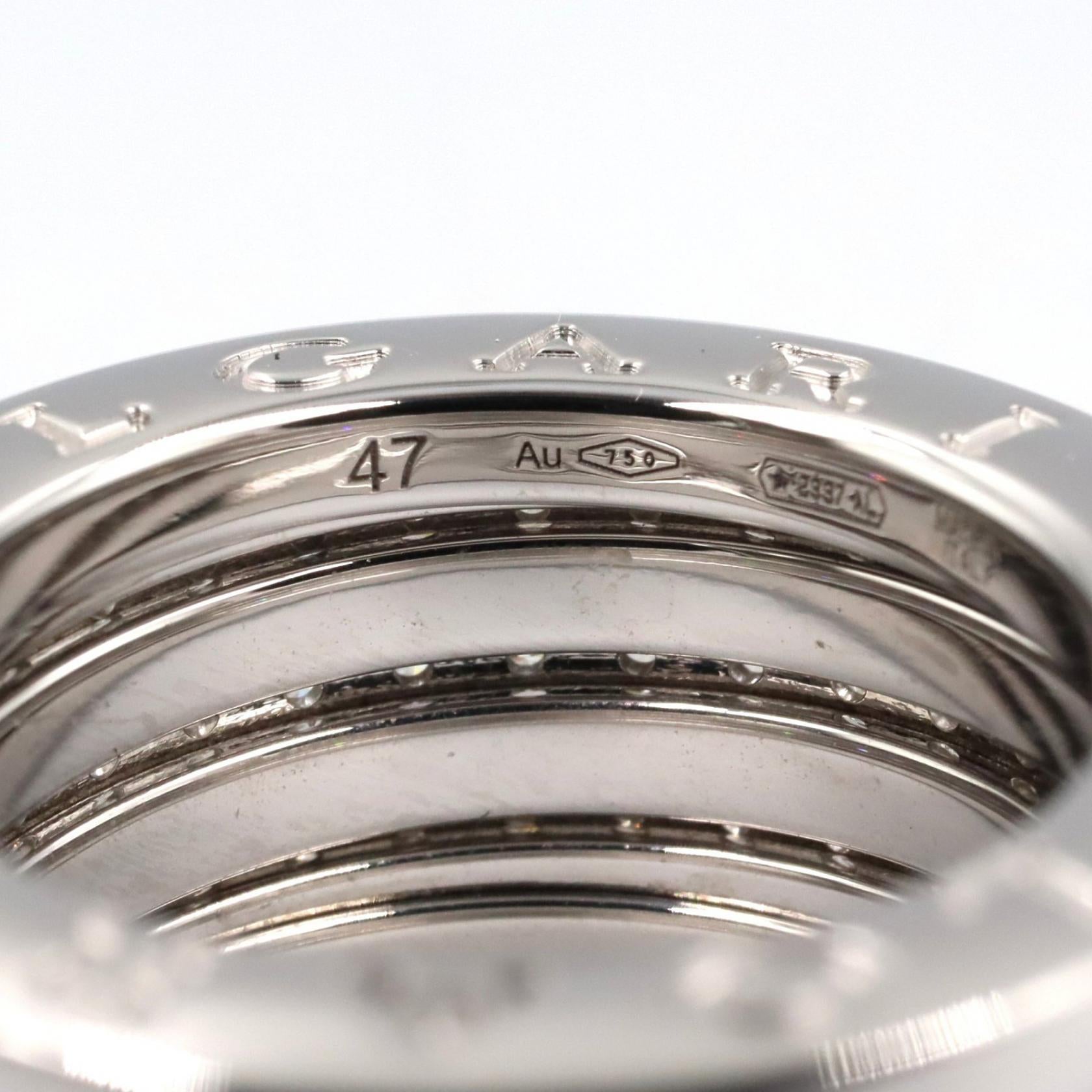 B-zero1 ビーゼロワン リング ダイヤ リング 指輪 K18WG ダイヤモンド
