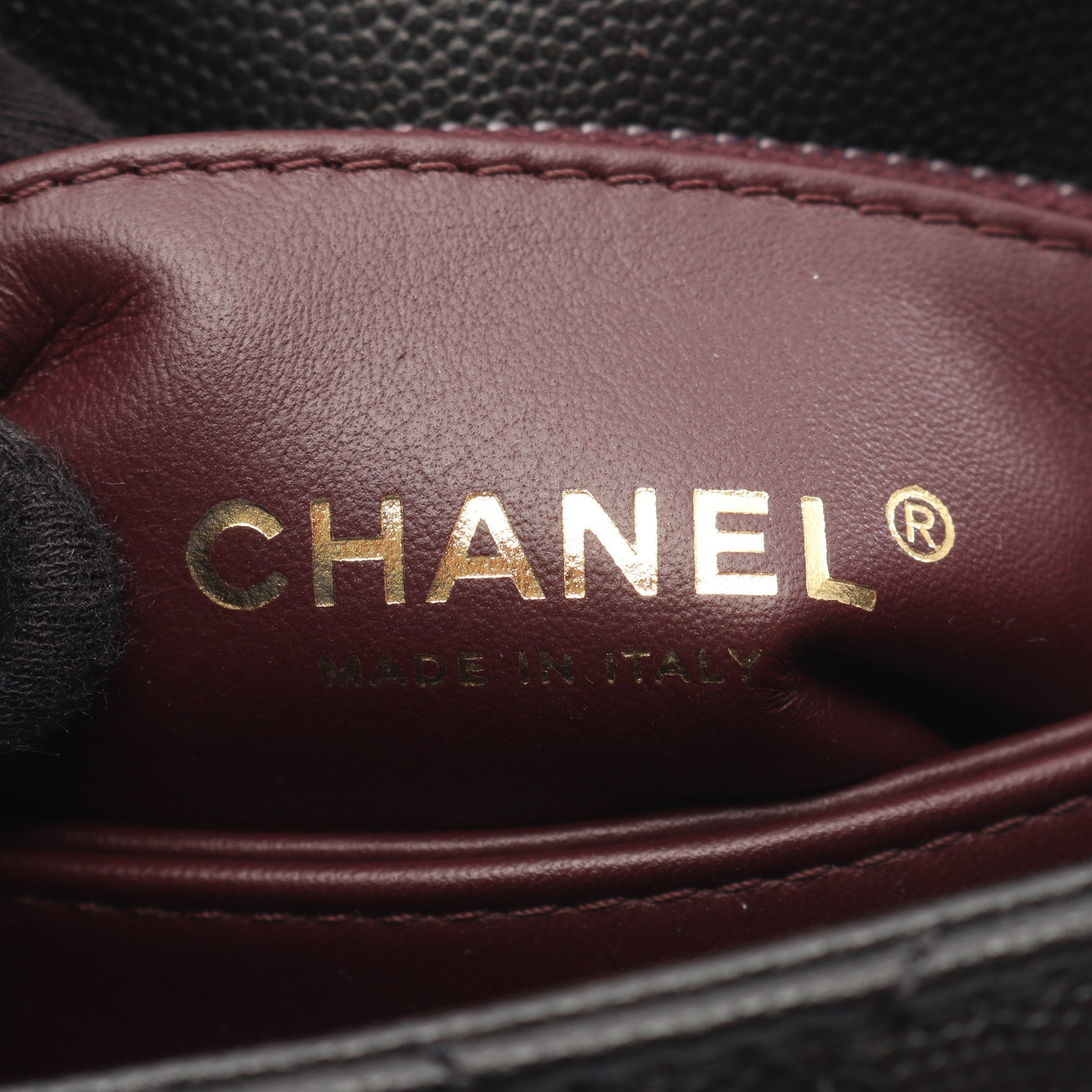 ココハンドルXXS トップハンドル ハンドバッグ キャビアスキン ブラック ゴールド金具 2WAY シャネル バッグ CHANEL