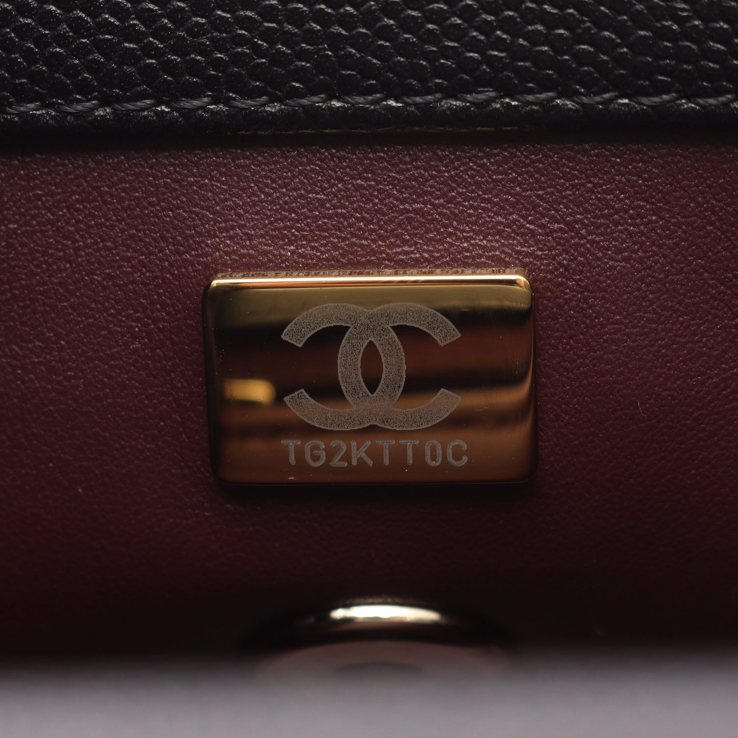 ココハンドルXXS トップハンドル ハンドバッグ キャビアスキン ブラック ゴールド金具 2WAY シャネル バッグ CHANEL