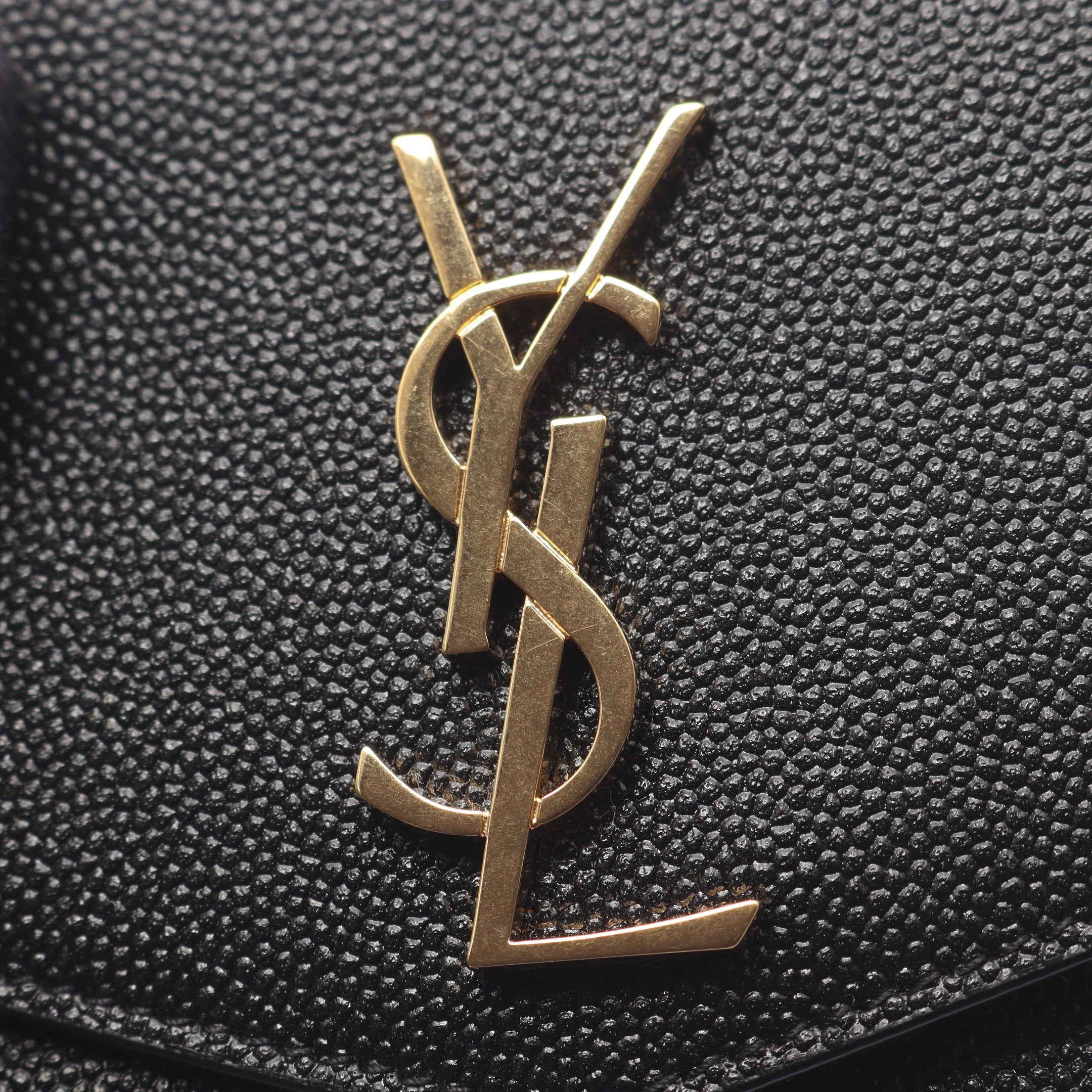 アップタウン 二つ折り財布 コンパクトウォレット レザー ブラック