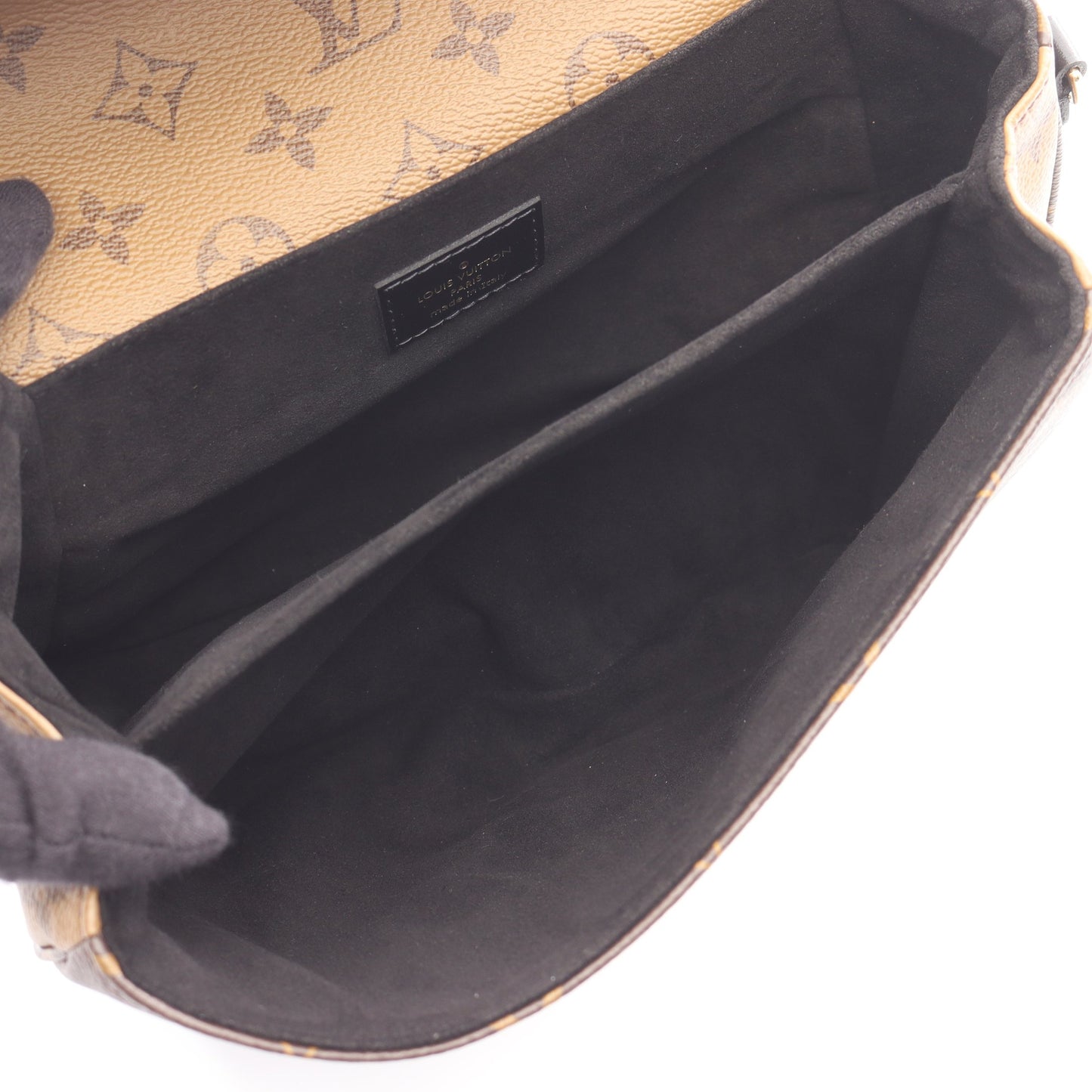 ポシェット メティス MM モノグラムリバース ハンドバッグ PVC レザー ブラウン ブラック 2WAY ルイヴィトン バッグ LOUIS VUITTON