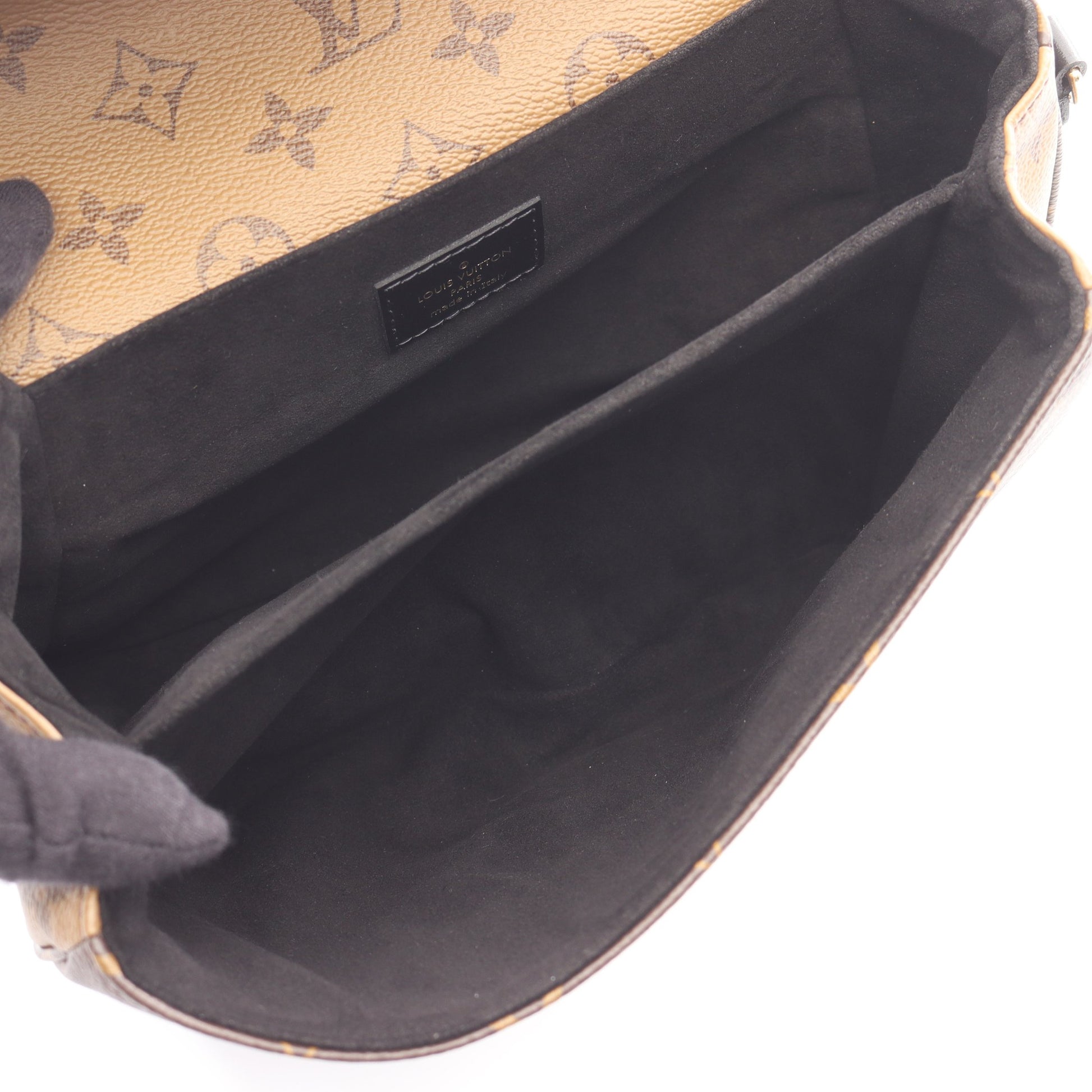 ポシェット メティス MM モノグラムリバース ハンドバッグ PVC レザー ブラウン ブラック 2WAY ルイヴィトン バッグ LOUIS VUITTON