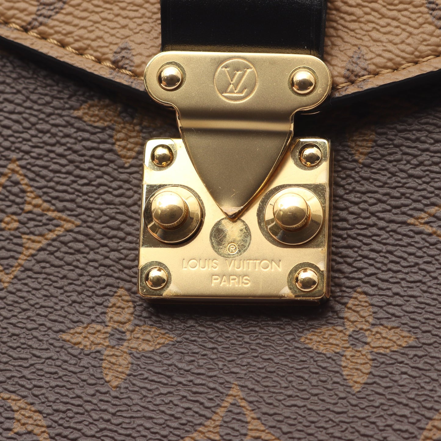 ポシェット メティス MM モノグラムリバース ハンドバッグ PVC レザー ブラウン ブラック 2WAY ルイヴィトン バッグ LOUIS VUITTON