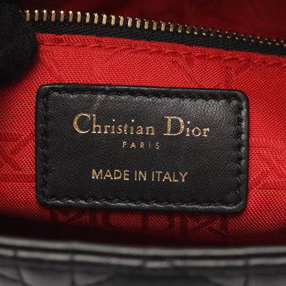 MY LADY DIOR マイレディディオール スモール ハンドバッグ レザー ブラック 2WAY クリスチャンディオール バッグ Christian Dior