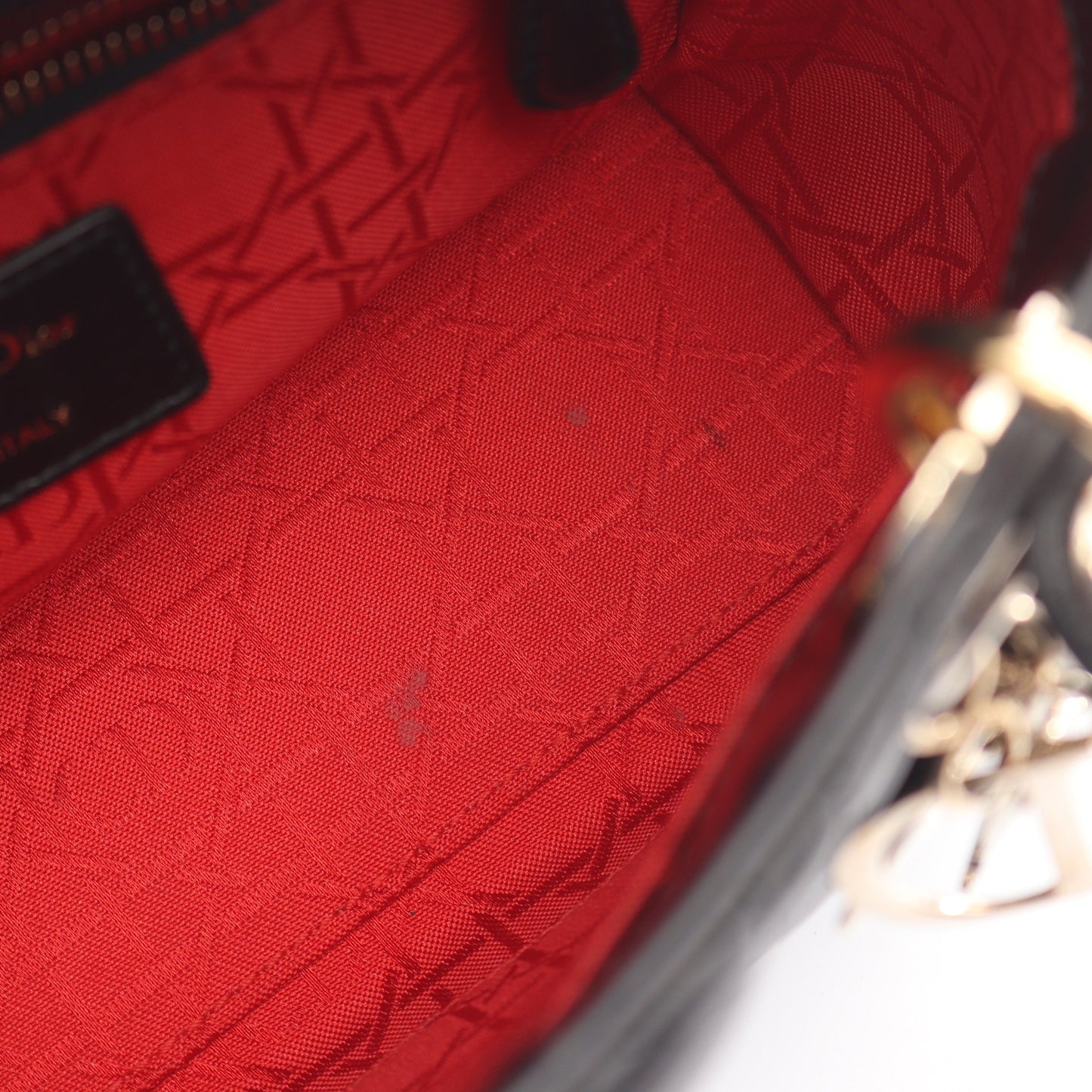 MY LADY DIOR マイレディディオール スモール ハンドバッグ レザー ブラック 2WAY クリスチャンディオール バッグ Christian Dior