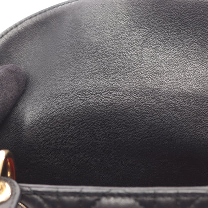 MY LADY DIOR マイレディディオール スモール ハンドバッグ レザー ブラック 2WAY クリスチャンディオール バッグ Christian Dior