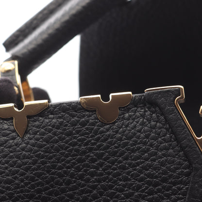 カプシーヌ MINI ノワール ハンドバッグ トリヨンレザー ブラック 2WAY ルイヴィトン バッグ LOUIS VUITTON
