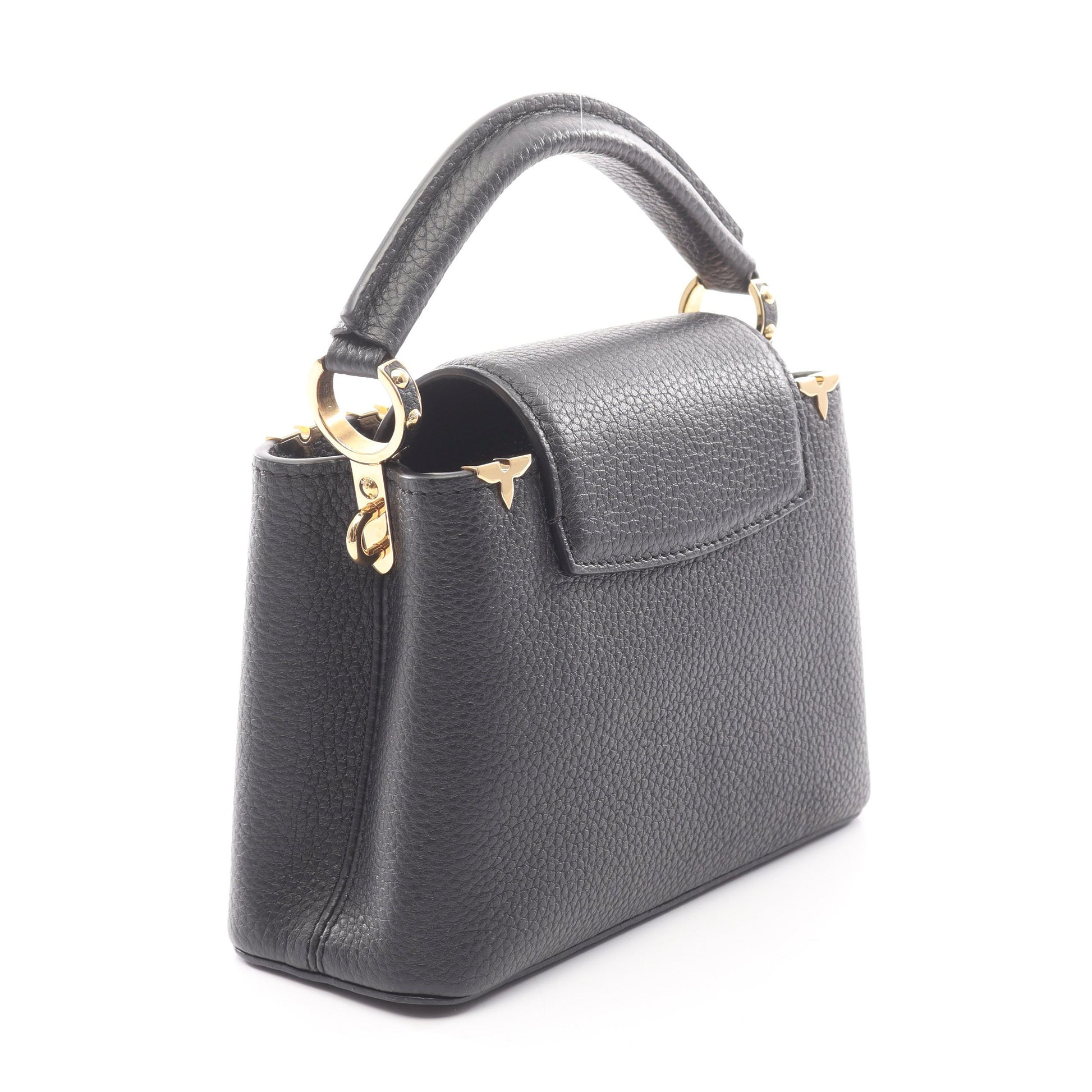 カプシーヌ MINI ノワール ハンドバッグ トリヨンレザー ブラック 2WAY ルイヴィトン バッグ LOUIS VUITTON