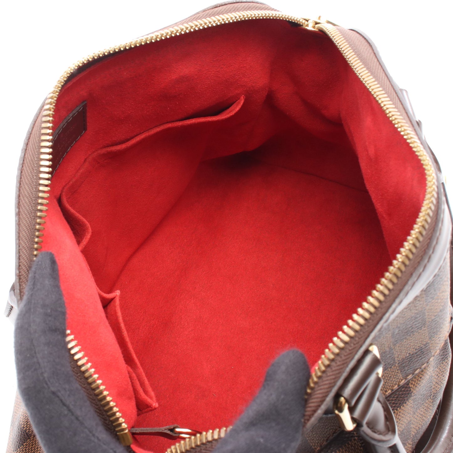 トレヴィPM ダミエエベヌ ハンドバッグ PVC レザー ブラウン 2WAY ルイヴィトン バッグ LOUIS VUITTON