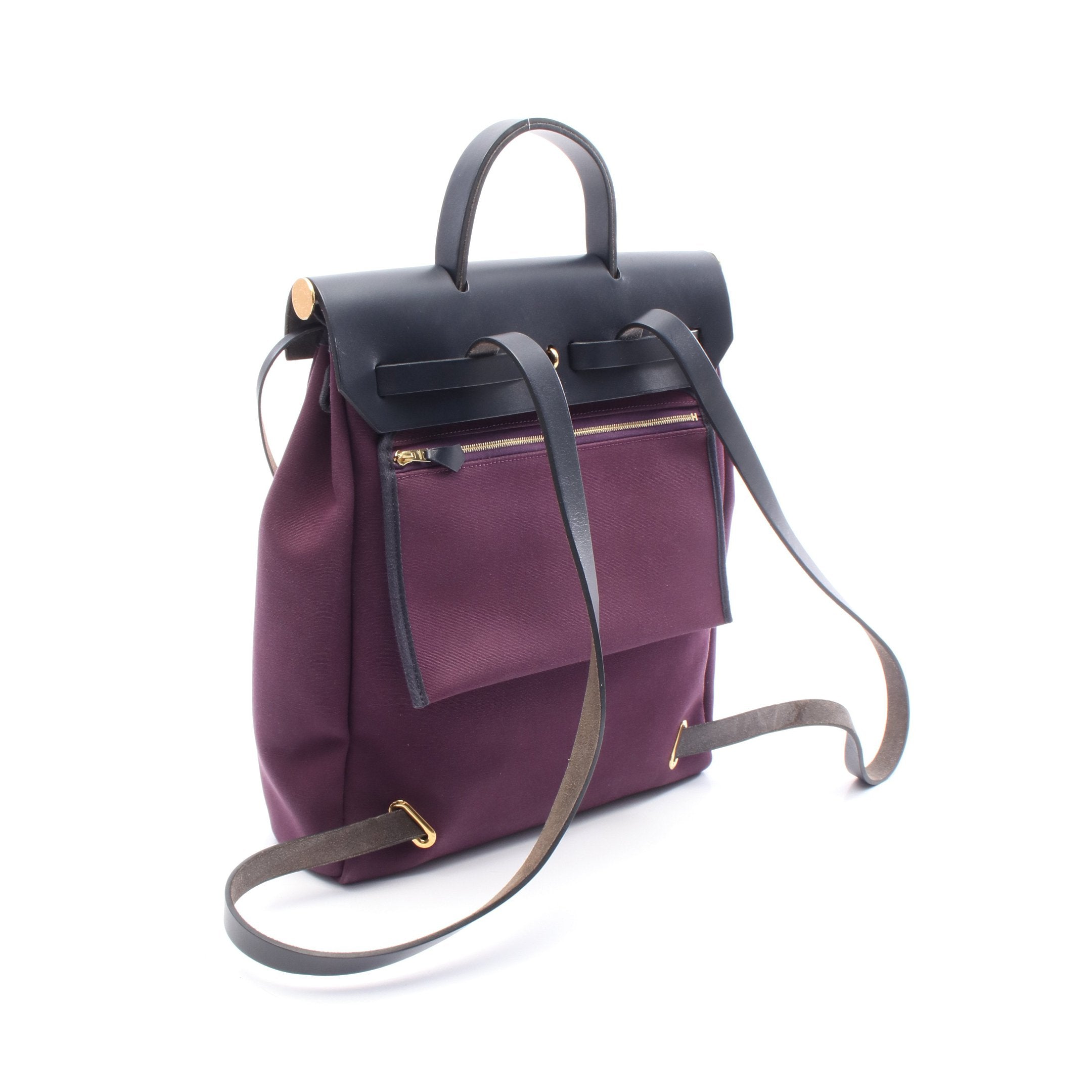 エルメス エールバッグ リュック アドPM ネイビー ハンドバッグ 2way