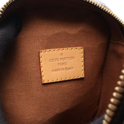 ポシェットガンジュ モノグラム ボディバッグ PVC レザー ブラウン ルイヴィトン バッグ LOUIS VUITTON