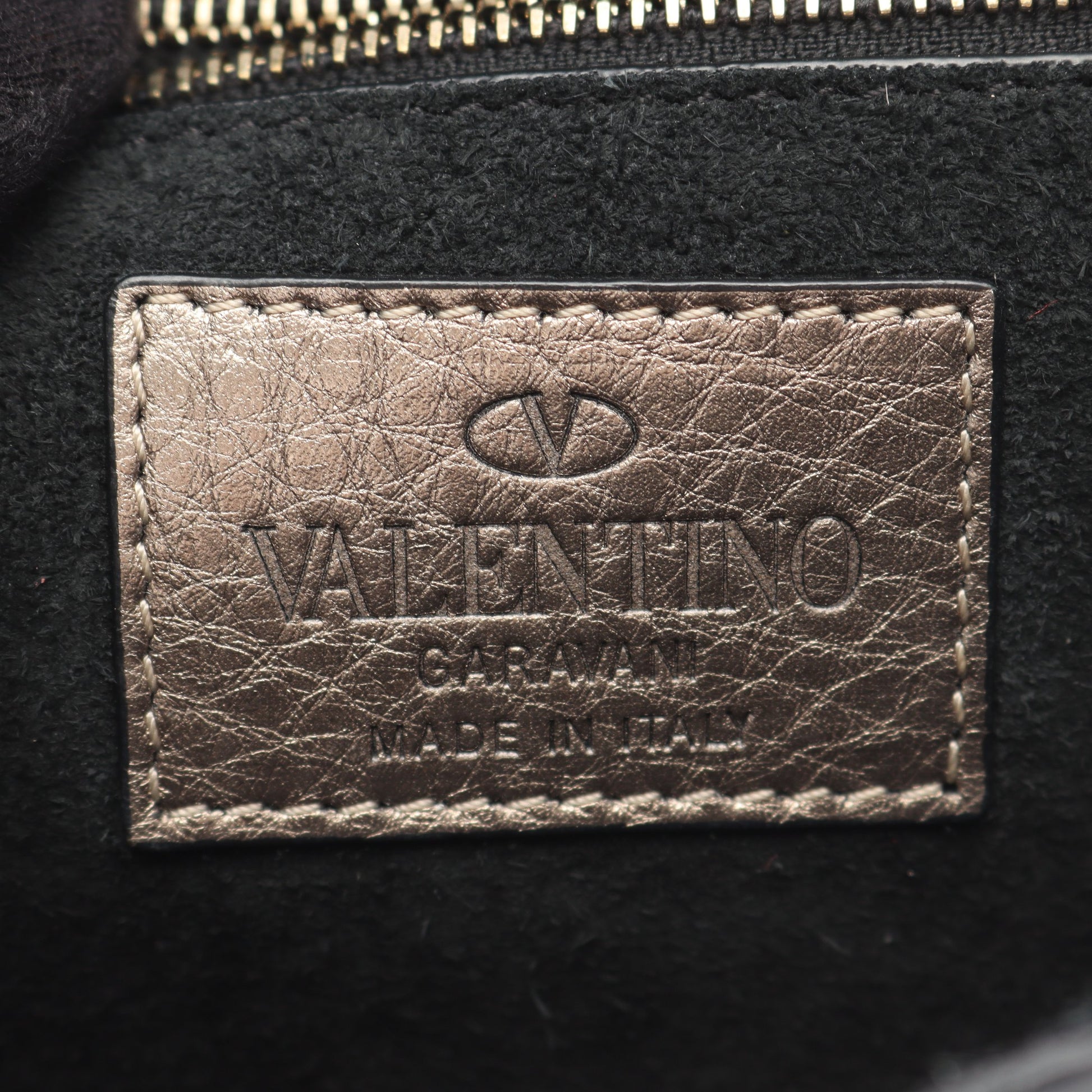 ロックスタッズ チェーンショルダーバッグ レザー ゴールド ヴァレンティノ バッグ VALENTINO