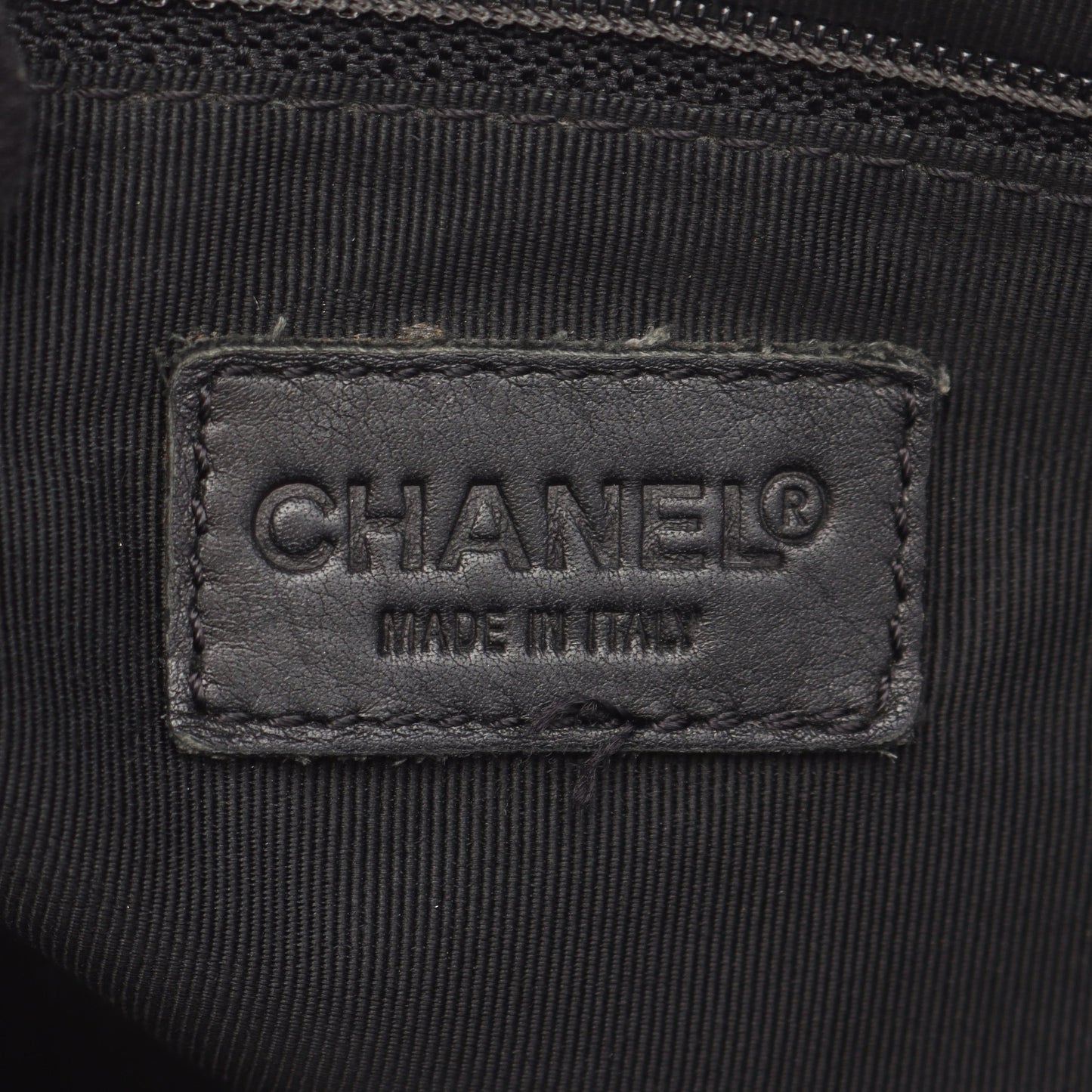 ワイルドステッチ ハンドバッグ レザー ブラック ゴールド金具 シャネル バッグ CHANEL