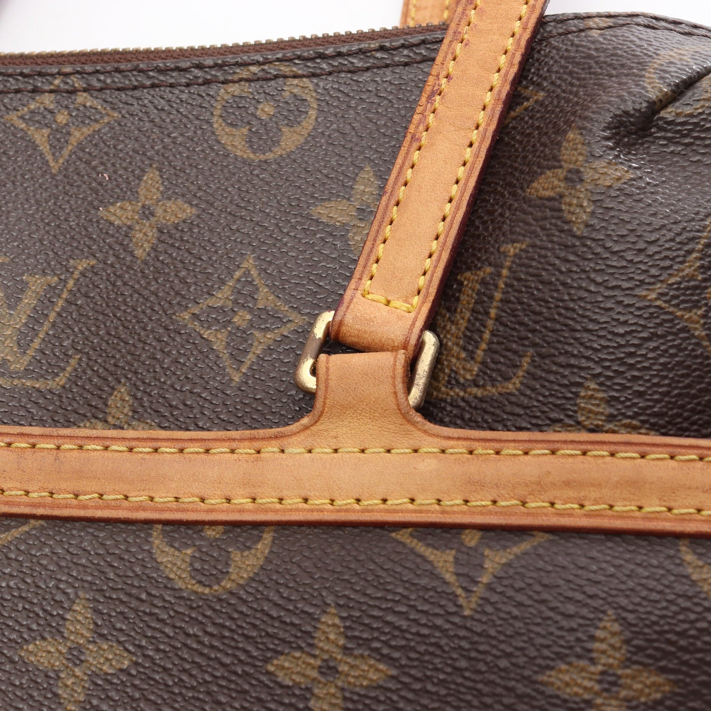 クーサンGM モノグラム ショルダーバッグ PVC レザー ブラウン ルイヴィトン バッグ LOUIS VUITTON