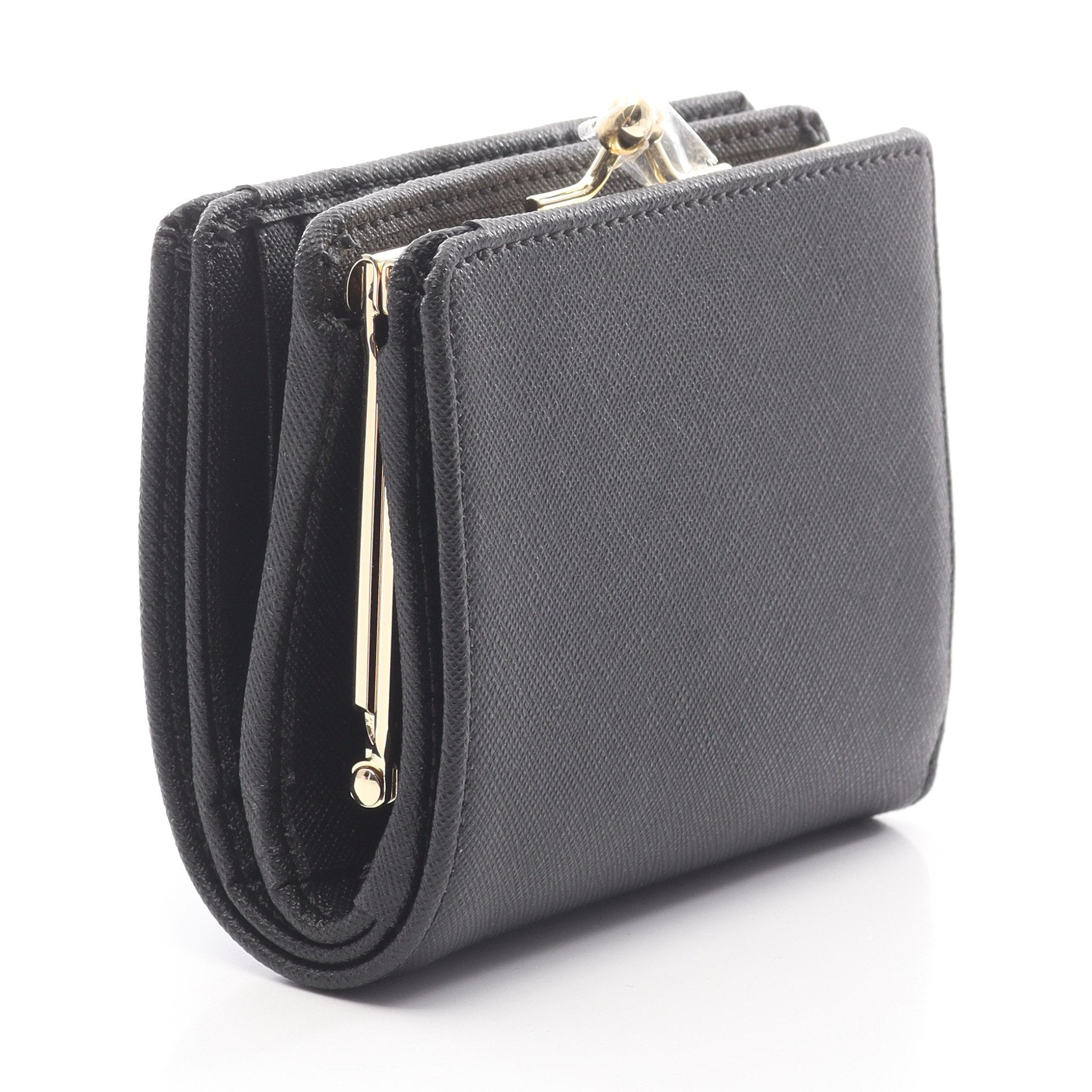 Vivienne Westwood 財布 二つ折り がま口 ブラック レザー Vivienne