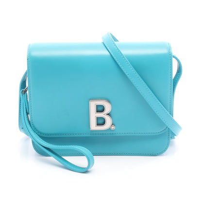 ビードット ショルダーバッグ レザー ターコイズブルー バッグ BALENCIAGA