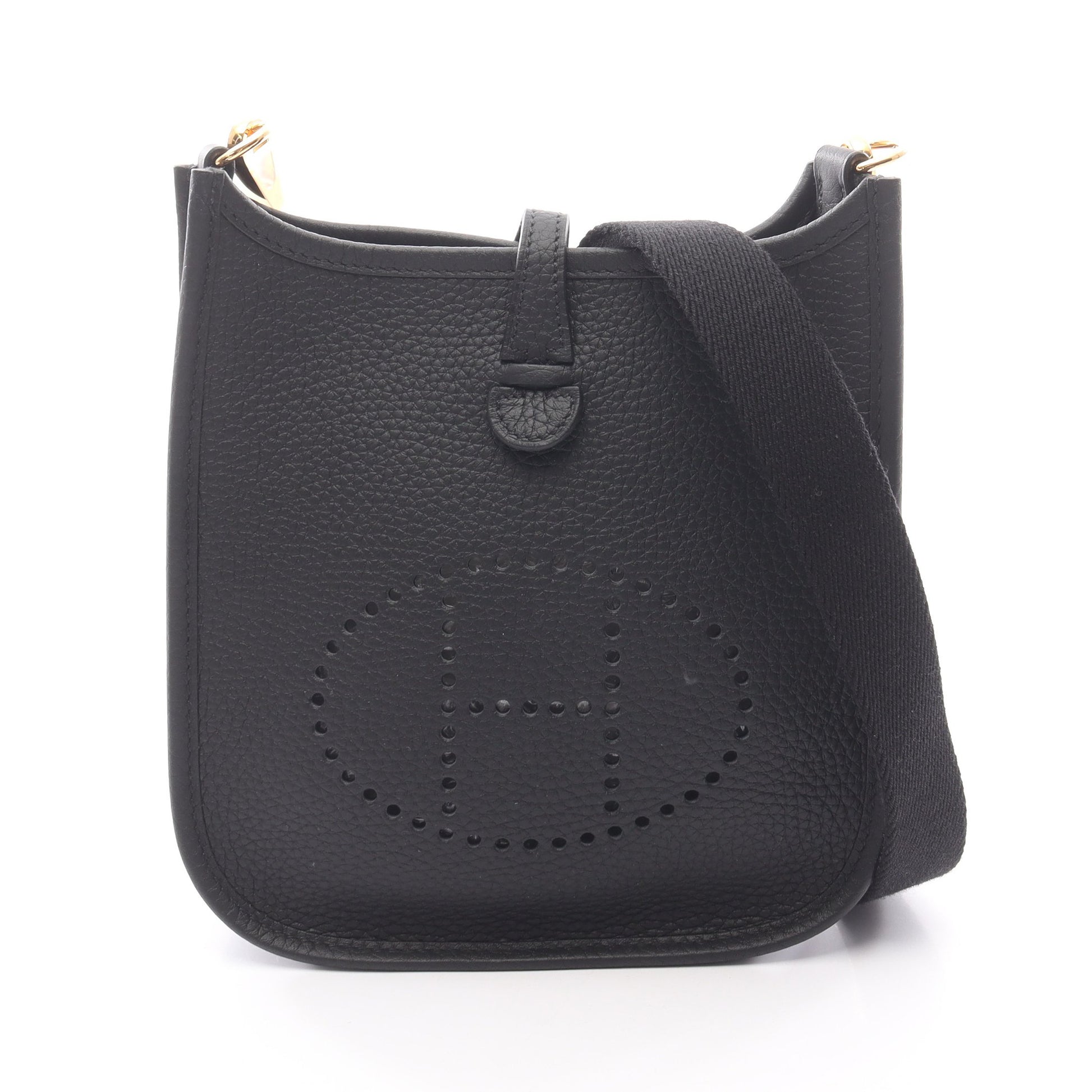 エヴリンTPM アマゾン ショルダーバッグ トリヨンクレマンス ブラック ゴールド金具 K刻印 エルメス バッグ HERMES