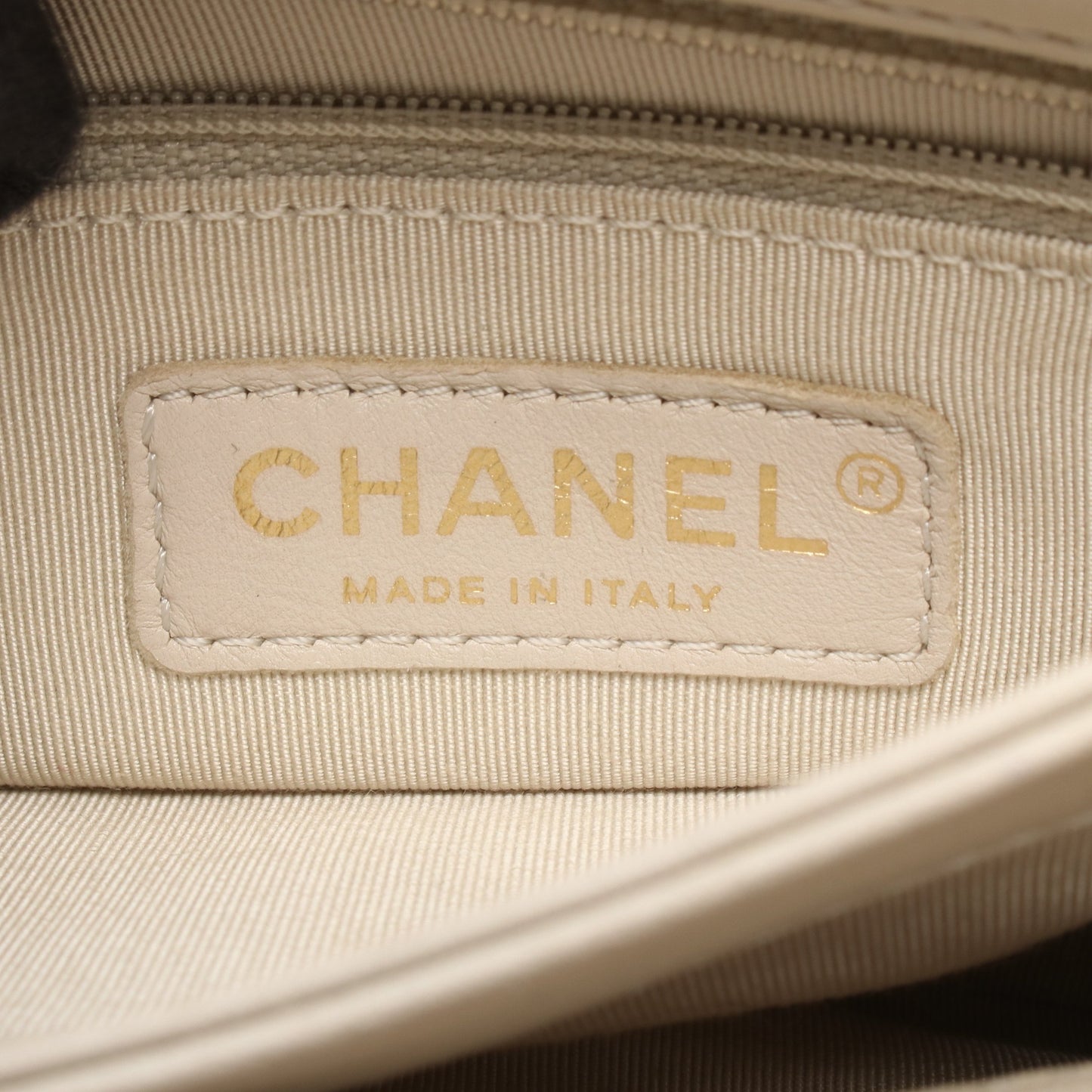 ショルダーバッグ レザー アイボリー ゴールド金具 2WAY シャネル バッグ CHANEL