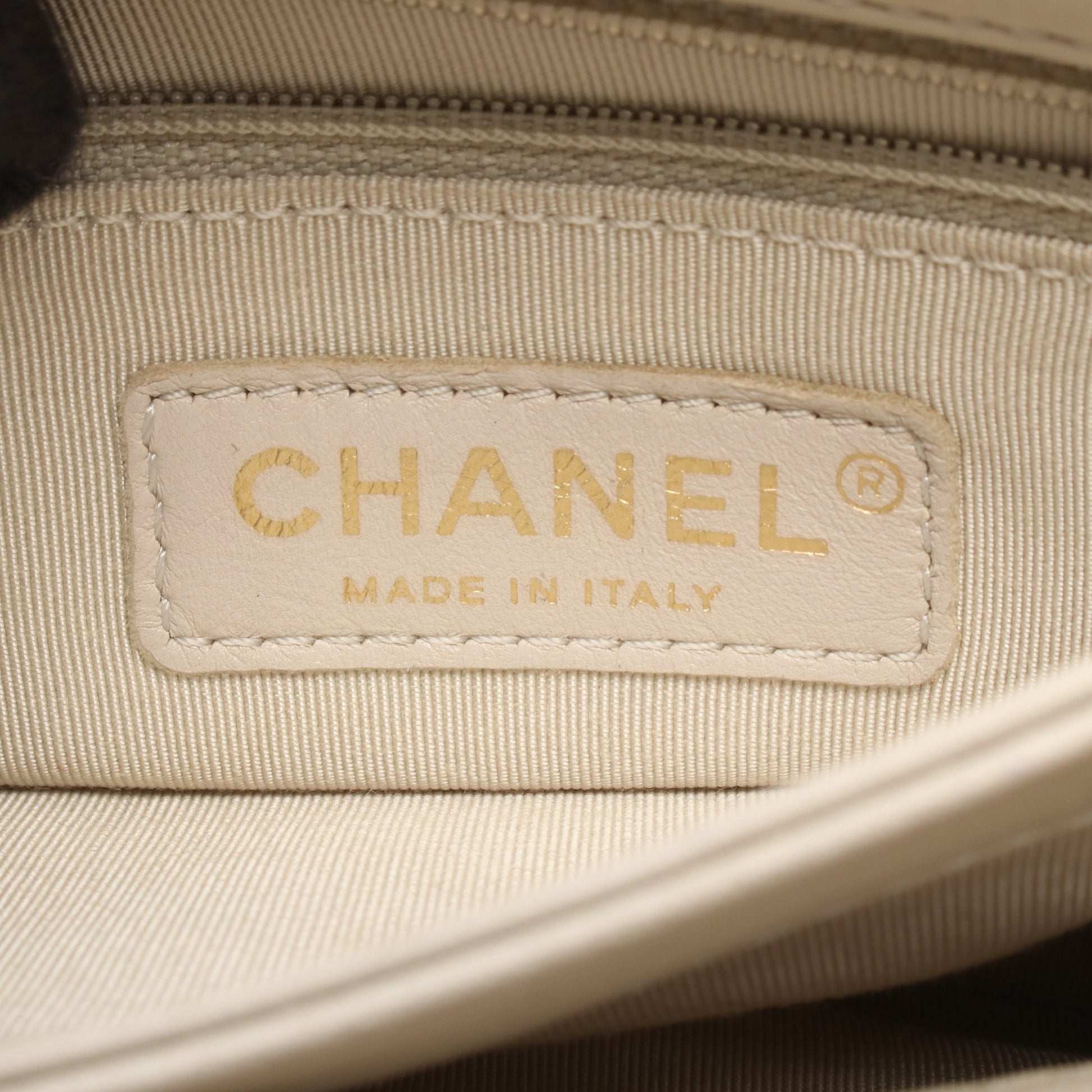 ショルダーバッグ レザー アイボリー ゴールド金具 2WAY シャネル バッグ CHANEL