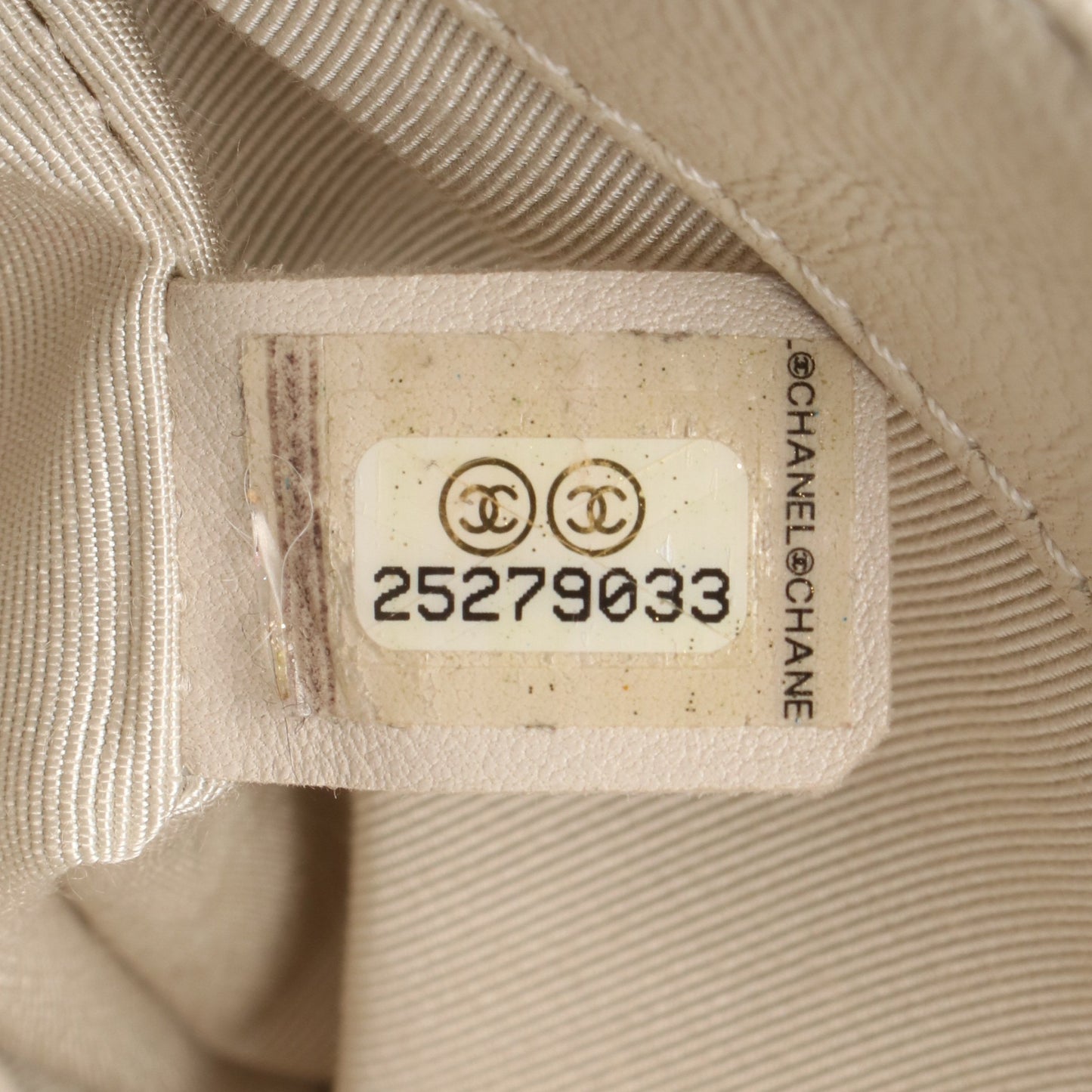 ショルダーバッグ レザー アイボリー ゴールド金具 2WAY シャネル バッグ CHANEL
