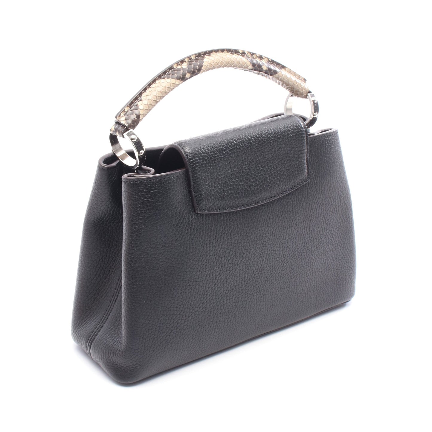 カプシーヌBB ノワール ハンドバッグ トリヨンレザー パイソン ブラック ベージュ ブラウン 2WAY ルイヴィトン バッグ LOUIS VUITTON