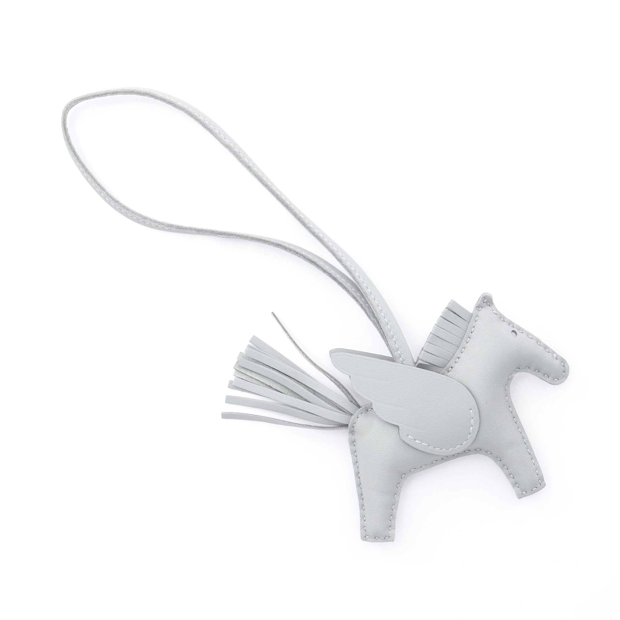 HERMES エルメス ペガサスチャーム PM ソーグリパンタン K刻印 新品 ロデオペガサスPM グリパンタン バッグチャーム アニョーミロ ヴォー