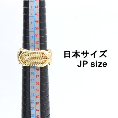 シュランバーゼ 6ロウ ロープ リング リング 指輪 K18YG イエローゴールド ティファニー アクセサリー TIFFANY & Co.