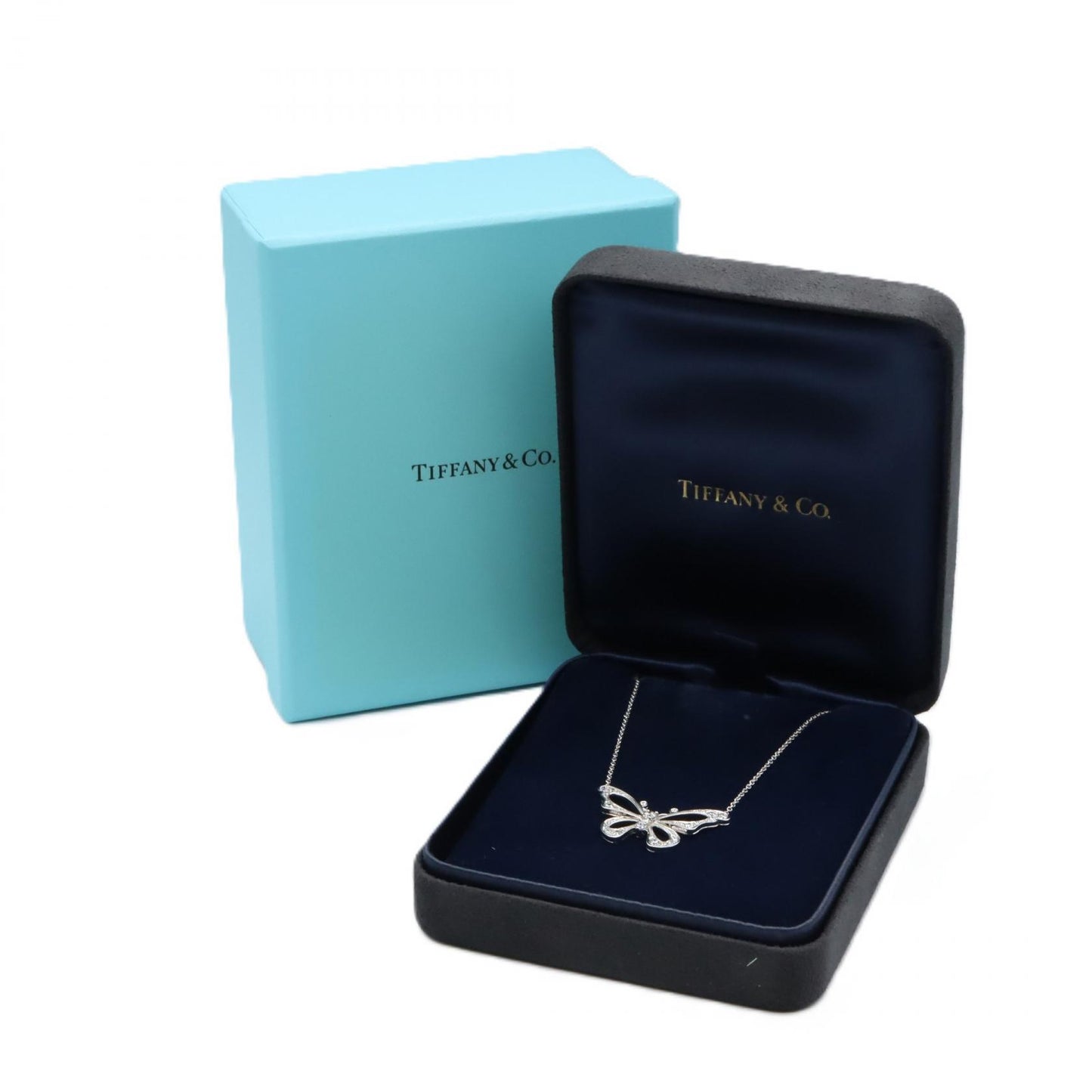 バタフライ ダイヤ ネックレス ネックレス PT950 ダイヤモンド プラチナ クリア ティファニー アクセサリー TIFFANY & Co.