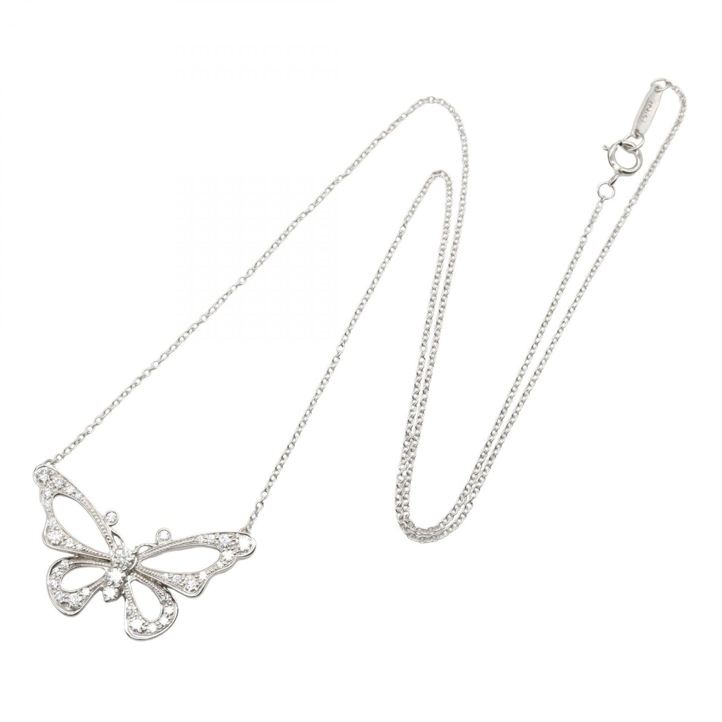 バタフライ ダイヤ ネックレス ネックレス PT950 ダイヤモンド プラチナ クリア ティファニー アクセサリー TIFFANY & Co.