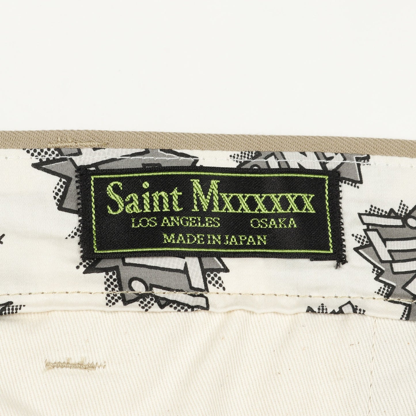 WIDE PANTS チノパンツ ワイドパンツ コットン ベージュ セント マイケル ボトムス SAINT MICHAEL