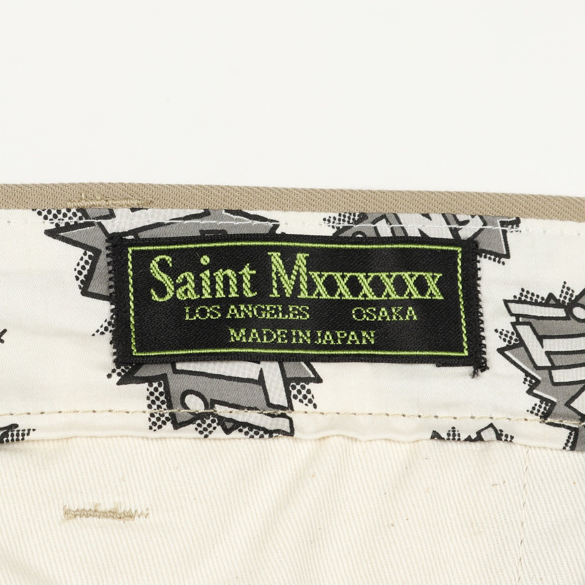 WIDE PANTS チノパンツ ワイドパンツ コットン ベージュ セント マイケル ボトムス SAINT MICHAEL