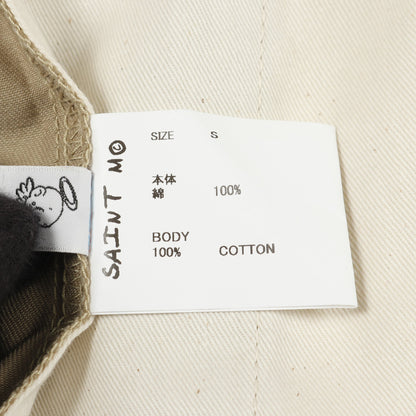 WIDE PANTS チノパンツ ワイドパンツ コットン ベージュ セント マイケル ボトムス SAINT MICHAEL