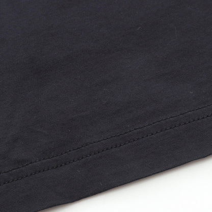Tシャツ クルーネック ロゴ刺繍 コットン ブラック モンクレール トップス MONCLER