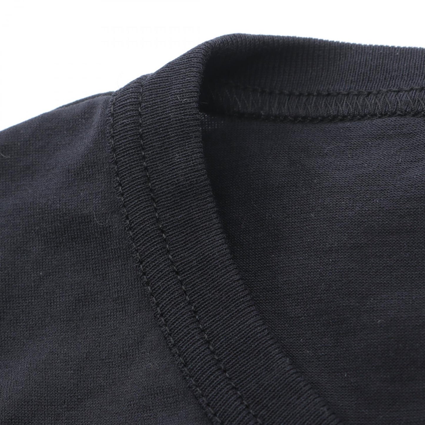 Tシャツ クルーネック ロゴ刺繍 コットン ブラック モンクレール トップス MONCLER