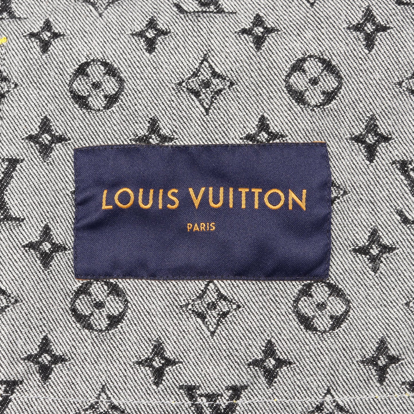 LOUIS VUITTON × NIGO モノグラム クレイジー デニムジャケット コットン ブラック グレー ルイヴィトン アウター LOUIS VUITTON