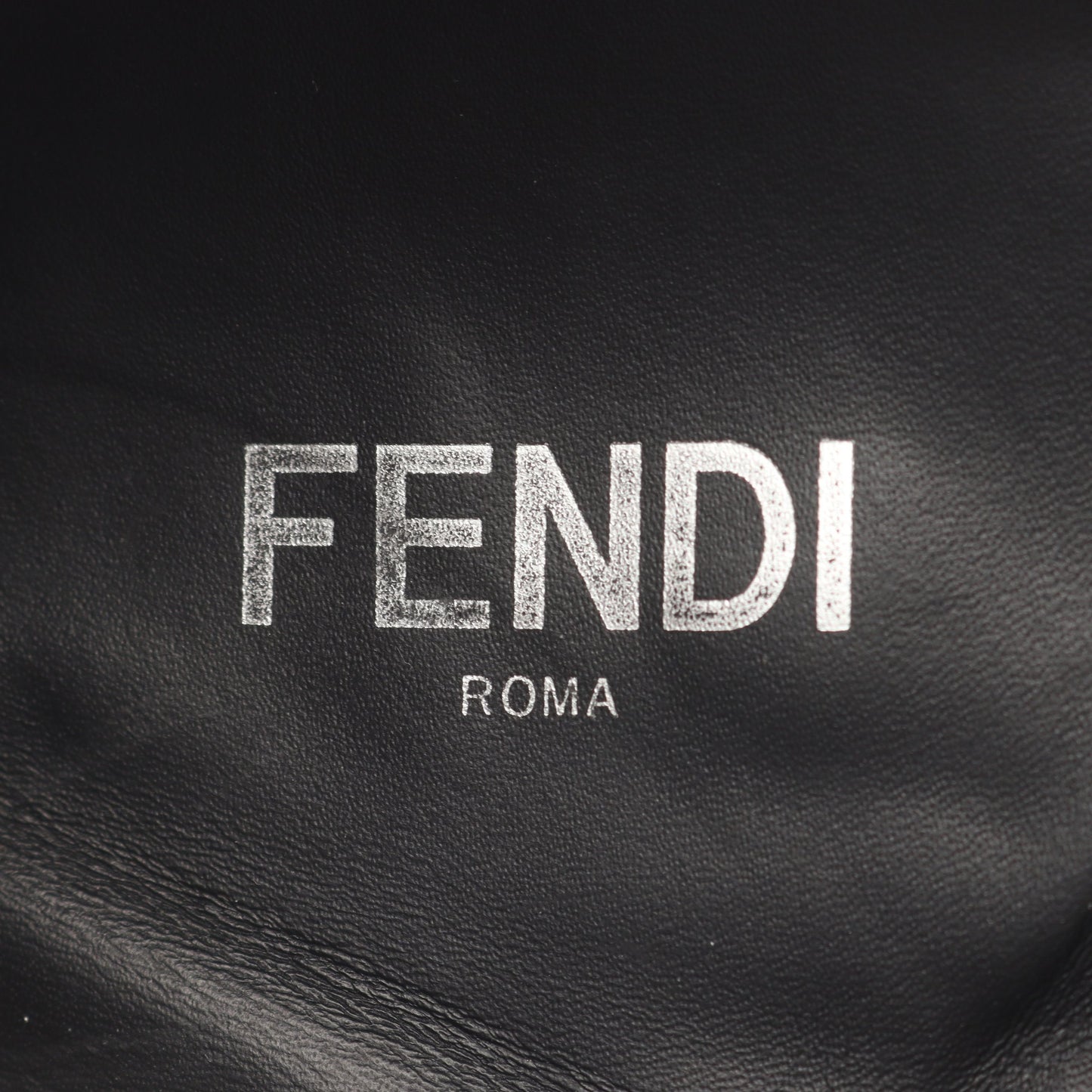 モンスター バグズ アイ スリッポン スエード レザー ブラック イエロー スタッズ フェンディ シューズ FENDI