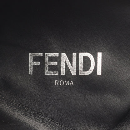 モンスター バグズ アイ スリッポン スエード レザー ブラック イエロー スタッズ フェンディ シューズ FENDI