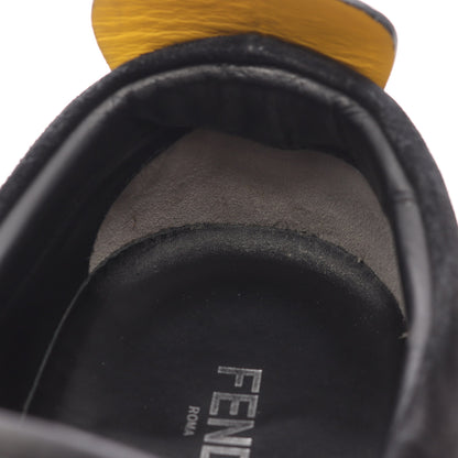 モンスター バグズ アイ スリッポン スエード レザー ブラック イエロー スタッズ フェンディ シューズ FENDI