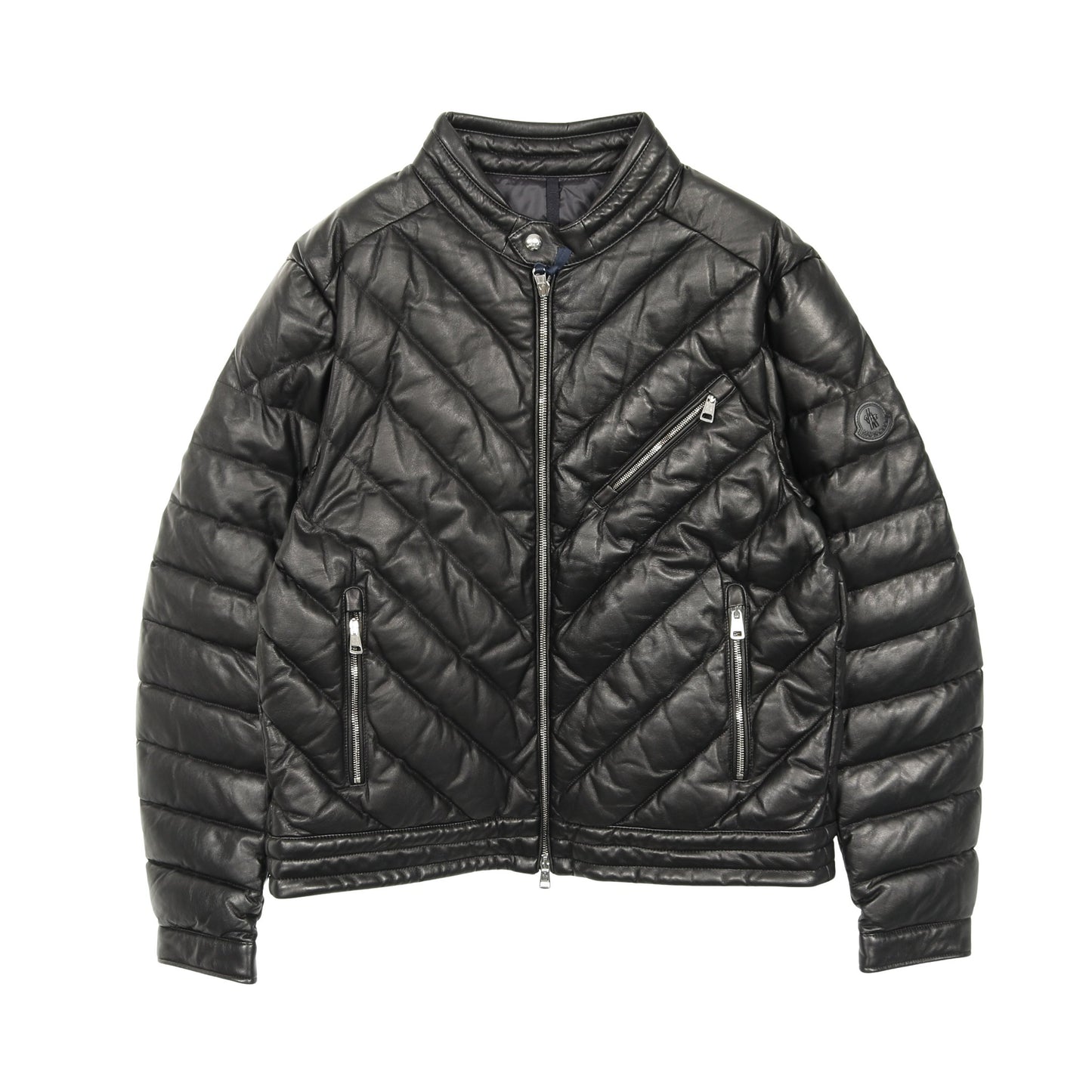 GRIAZ ウィンドブレーカー ジップアップパーカー ダウンジャケット ナイロン ブラック モンクレール アウター MONCLER