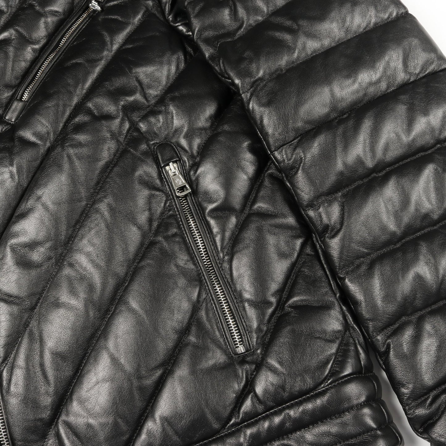 GRIAZ ウィンドブレーカー ジップアップパーカー ダウンジャケット ナイロン ブラック モンクレール アウター MONCLER